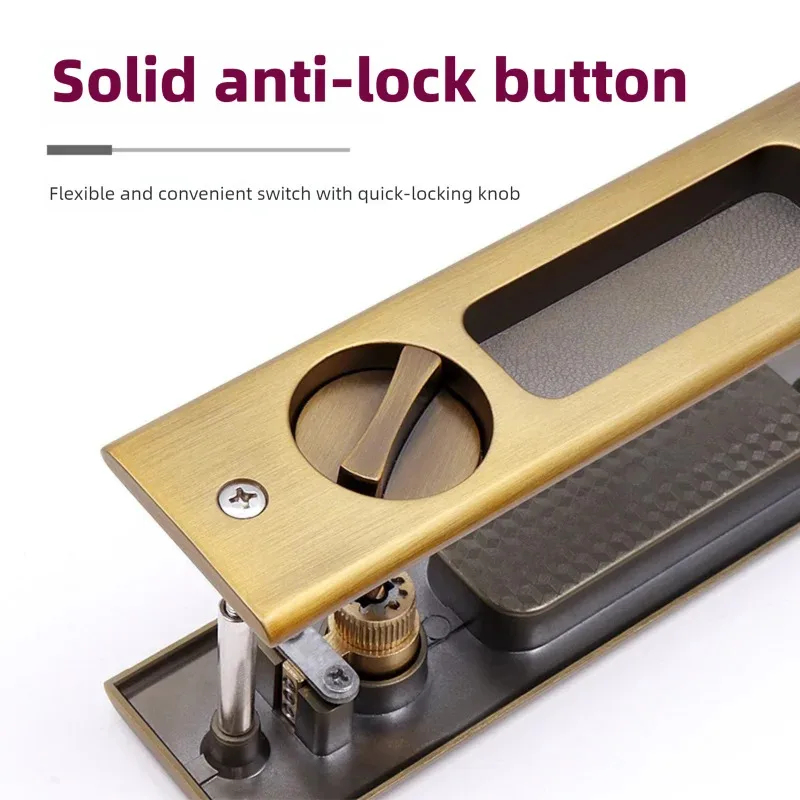 Black Sliding Door Lock with K - Home Bathroom Door のレビューと価格