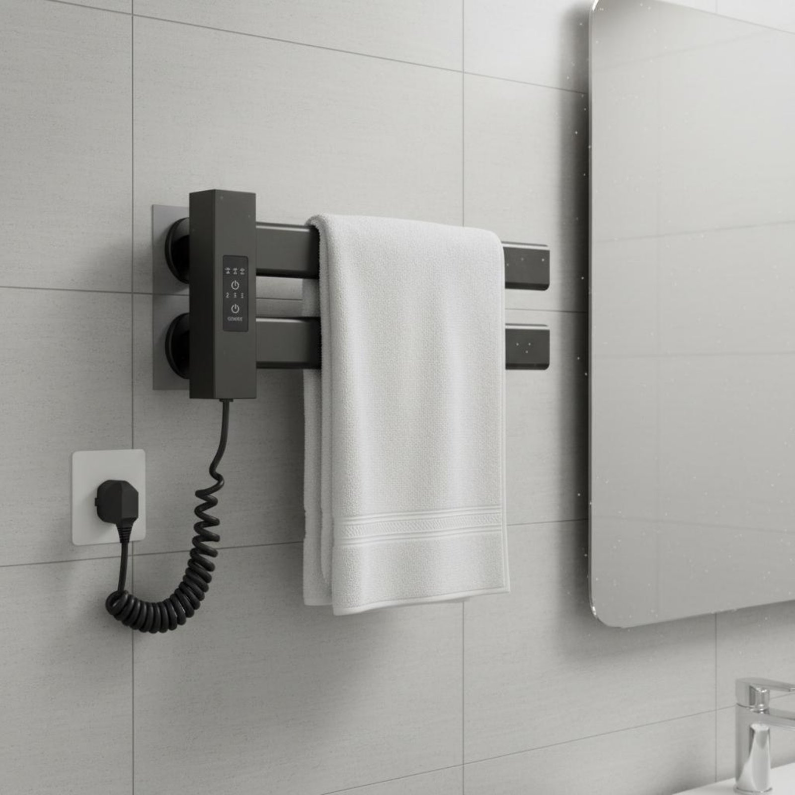 Smart Towel Heating Rack Quick - Towel Warmer Electric のレビューと価格