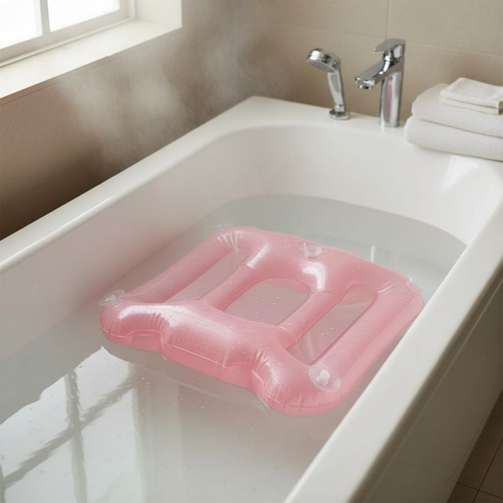Bathtub Booster Pad Shimmery F - Bathtub Pillow Inflatable のレビューと価格