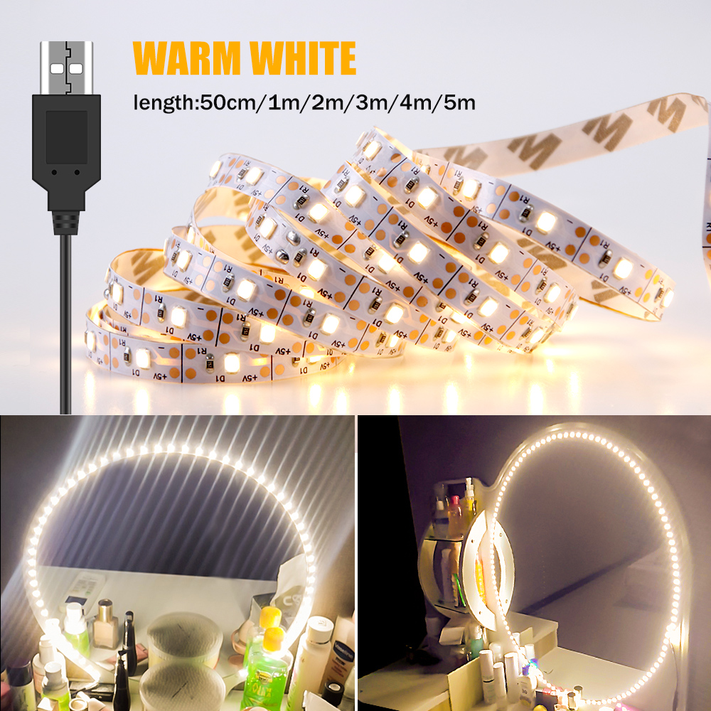 DC5V LED Makeup Mirror Light S - Home Bathroom Vanity のレビューと価格