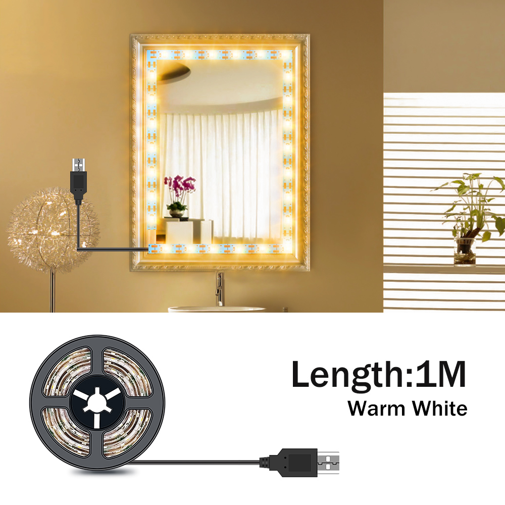 DC5V LED Makeup Mirror Light S - Home Bathroom Vanity のレビューと価格