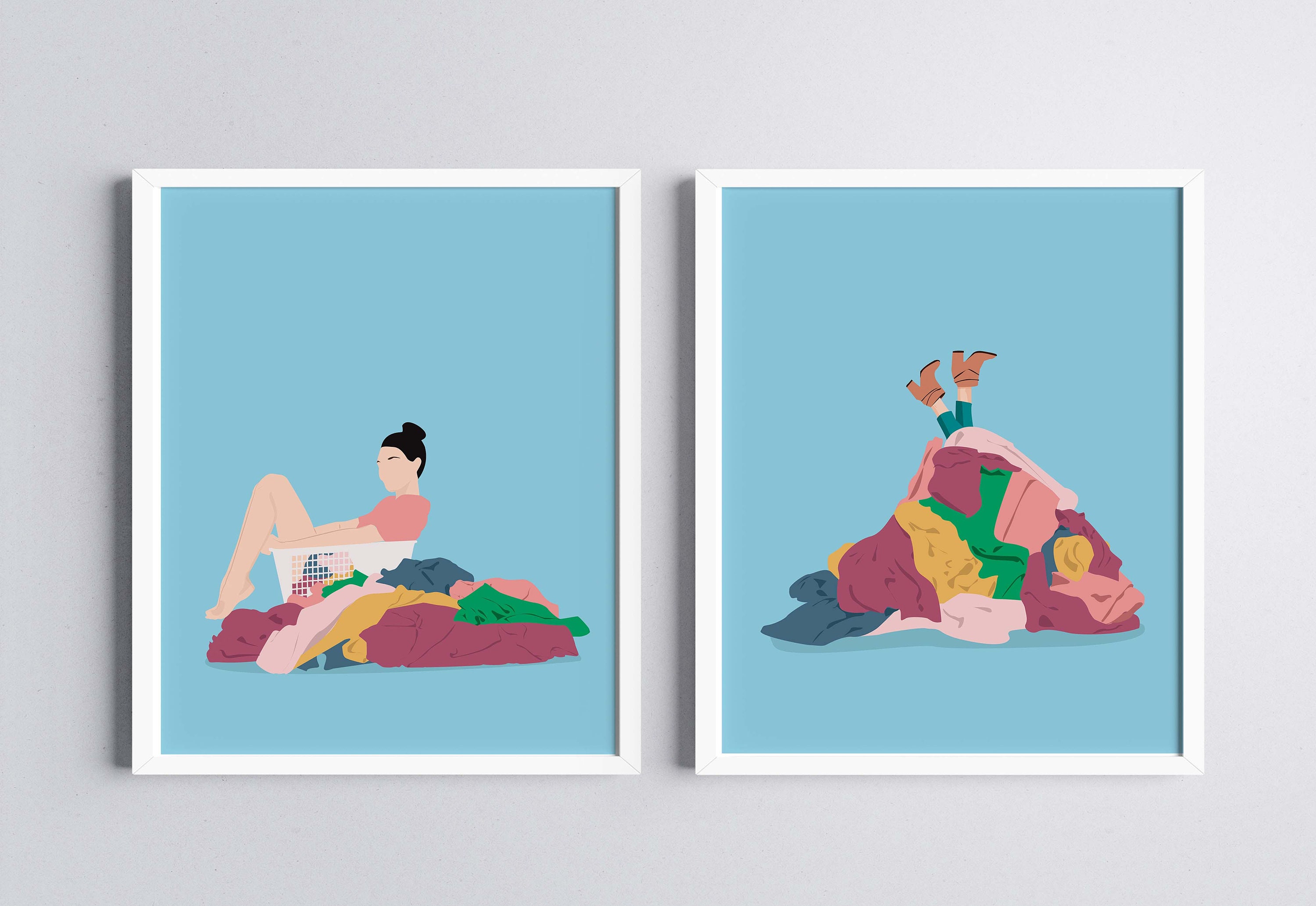 Frameless Pastel Colors Art Pr - Home Bathroom Colors のレビューと価格