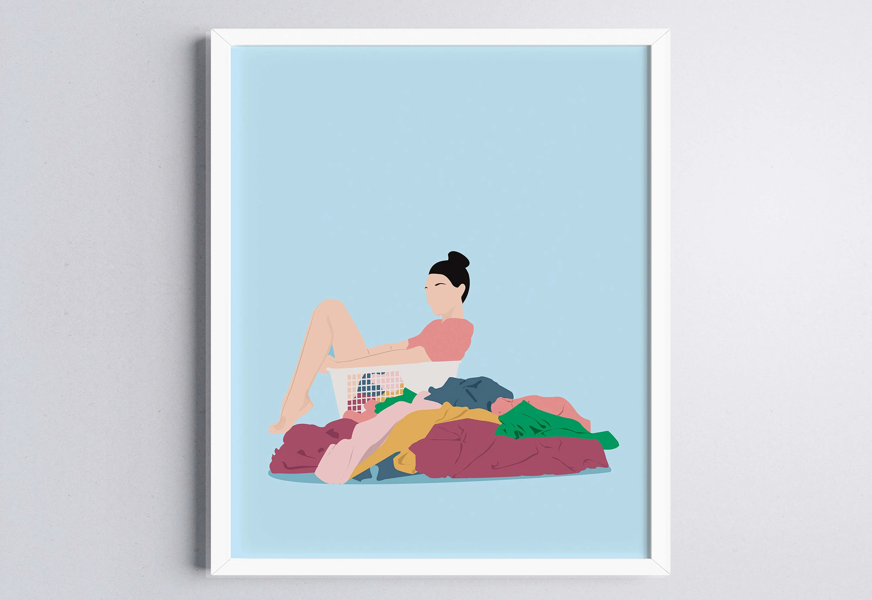 Frameless Pastel Colors Art Pr - Home Bathroom Colors のレビューと価格