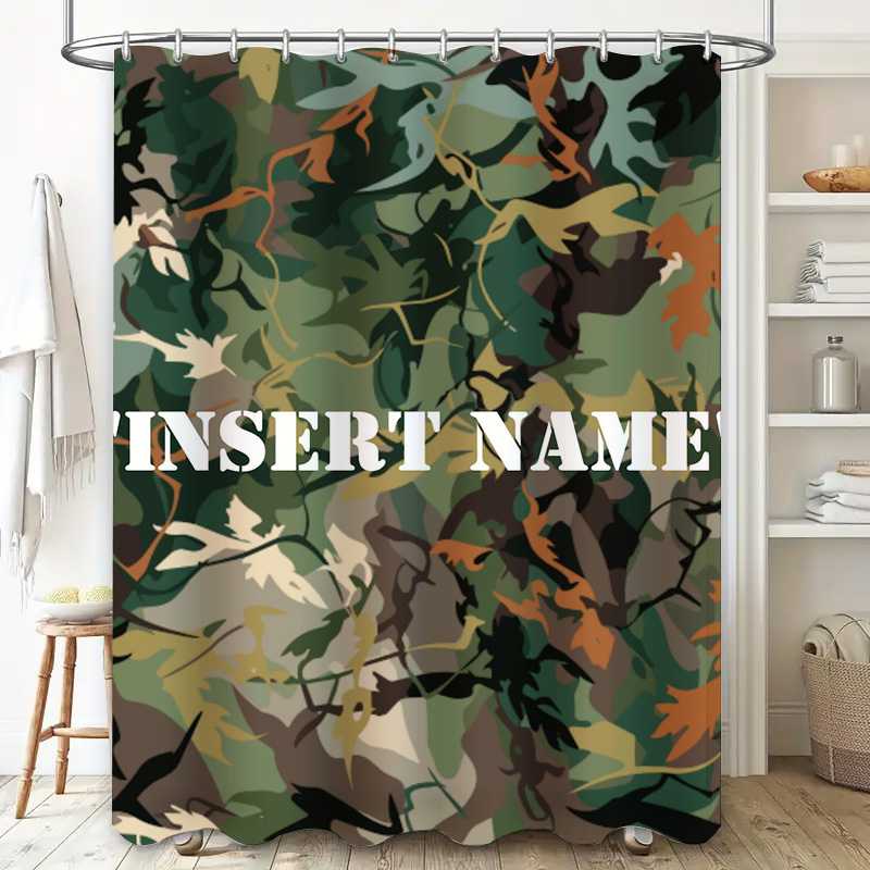 Personalized Camouflage Print  - Home Bathroom Name のレビューと価格