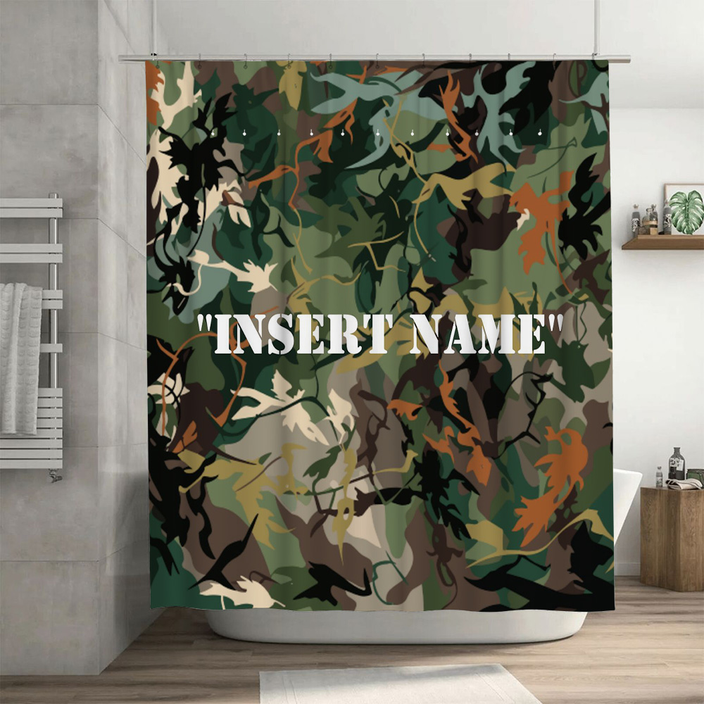 Personalized Camouflage Print  - Home Bathroom Name のレビューと価格