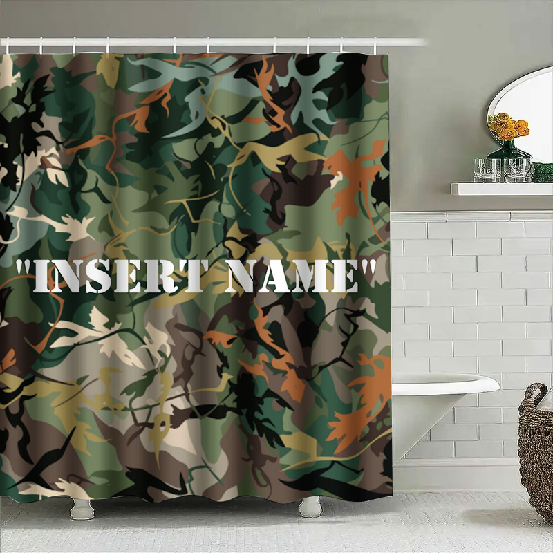 Personalized Camouflage Print  - Home Bathroom Name のレビューと価格