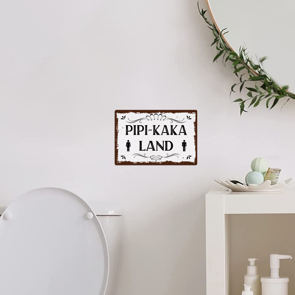 Putuo Decor 1pc Vintage Metal  - Home Bathroom Toilet のレビューと価格