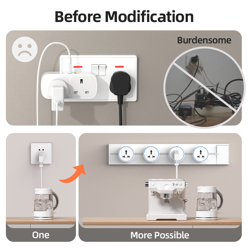 Track Rail Socket EU UK FR Kor - Home Outlet Bathroom のレビューと価格