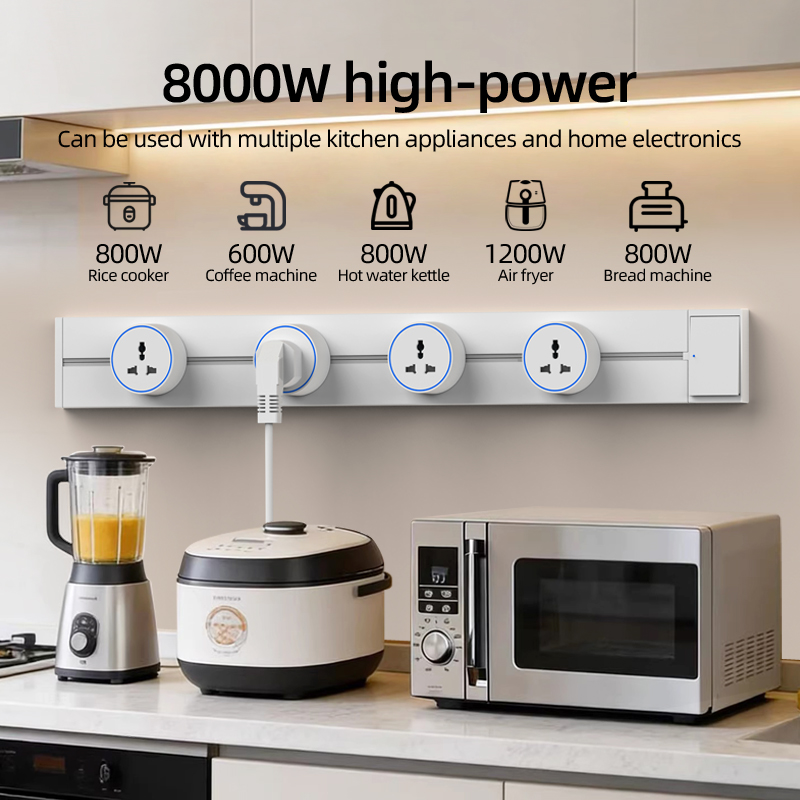 Track Rail Socket EU UK FR Kor - Home Outlet Bathroom のレビューと価格
