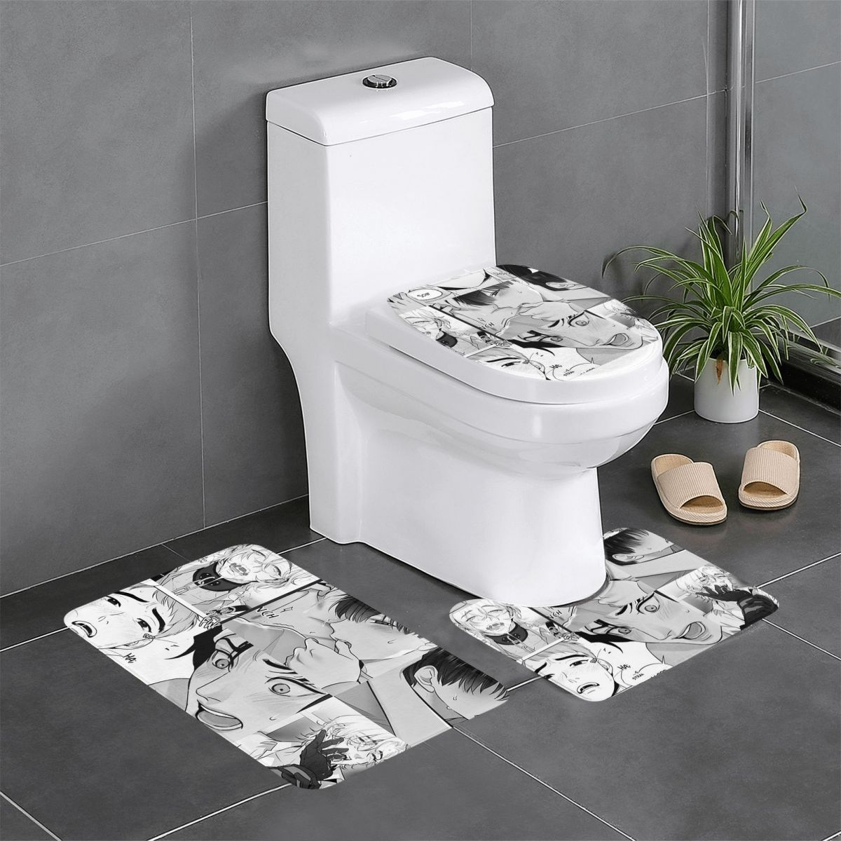 The Good Yaoi Boys 3 Pcs Bath  - Home Goods Bathroom Rugs のレビューと価格