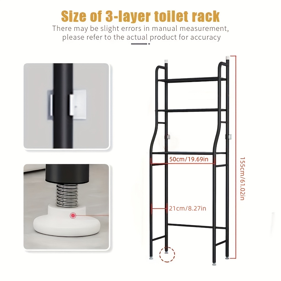 usOver-The-Toilet Storage Rack - Home Bathroom Toilet のレビューと価格
