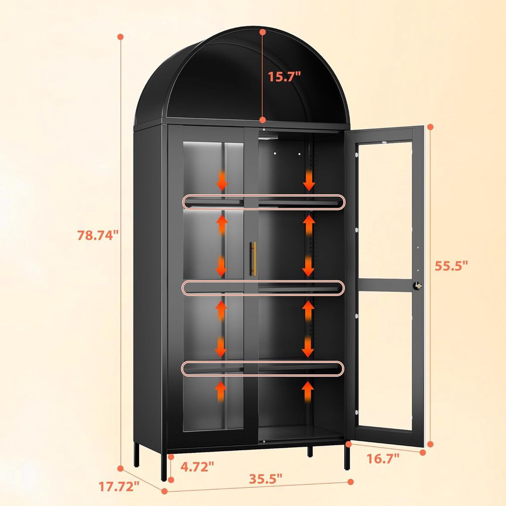 78.74 Tall Metal Arched Cabine - Home & Bathroom Building Products Pte Ltd のレビューと価格
