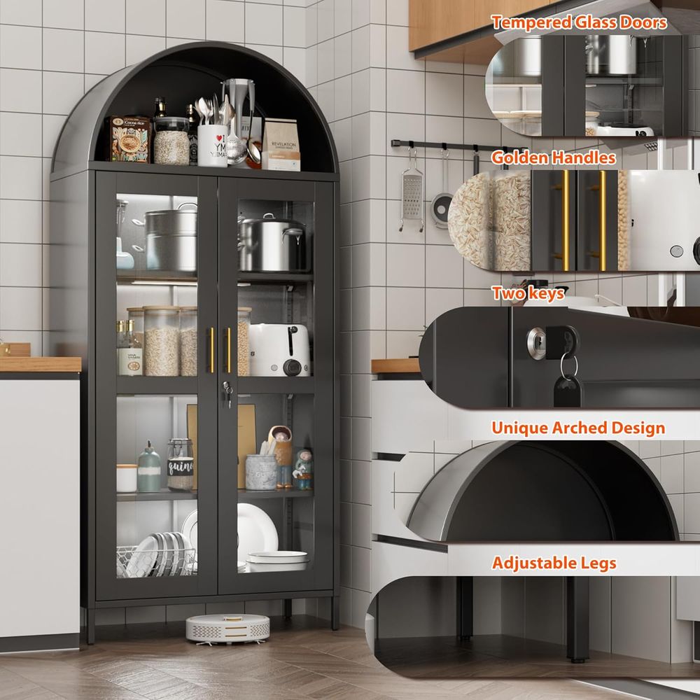 78.74 Tall Metal Arched Cabine - Home & Bathroom Building Products Pte Ltd のレビューと価格