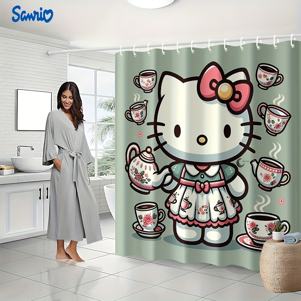 Sanrio 1pc Hello Kitty Pattern - Home Bathroom Partition のレビューと価格