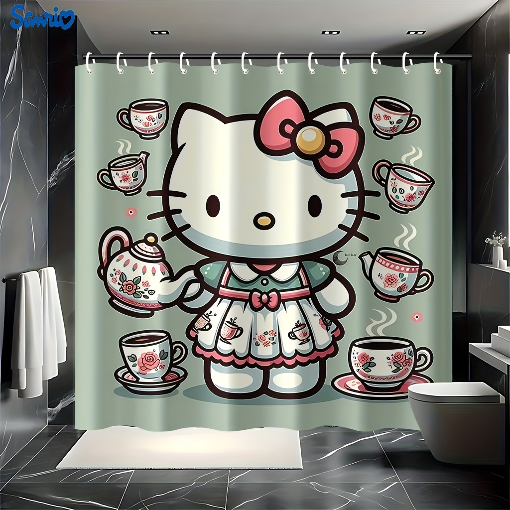 Sanrio 1pc Hello Kitty Pattern - Home Bathroom Partition のレビューと価格