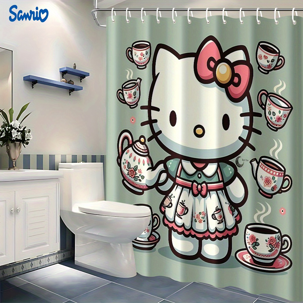 Sanrio 1pc Hello Kitty Pattern - Home Bathroom Partition のレビューと価格