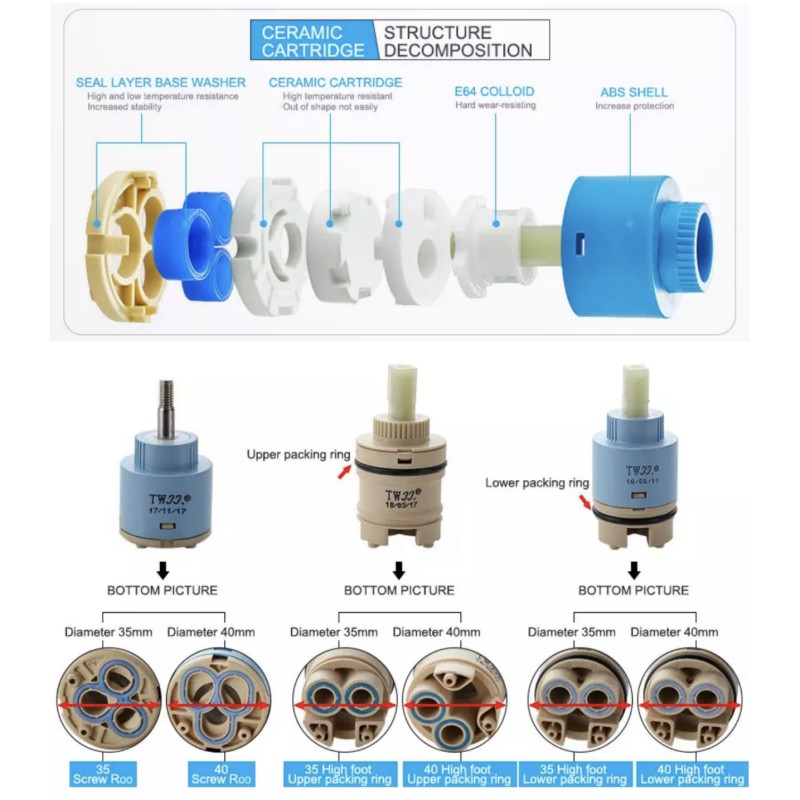 Faucets Mixing Spool Valve 25  - Basin Mixer Tap のレビューと価格