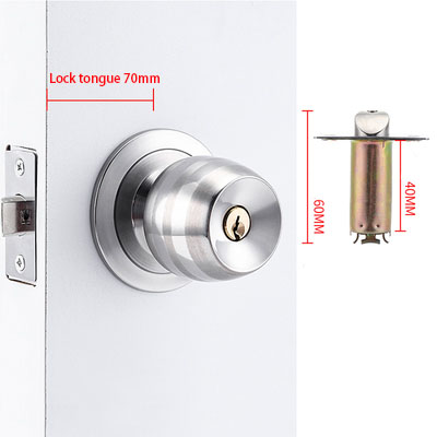 Stainless Steel Golden Round B - Home Bathroom Door のレビューと価格