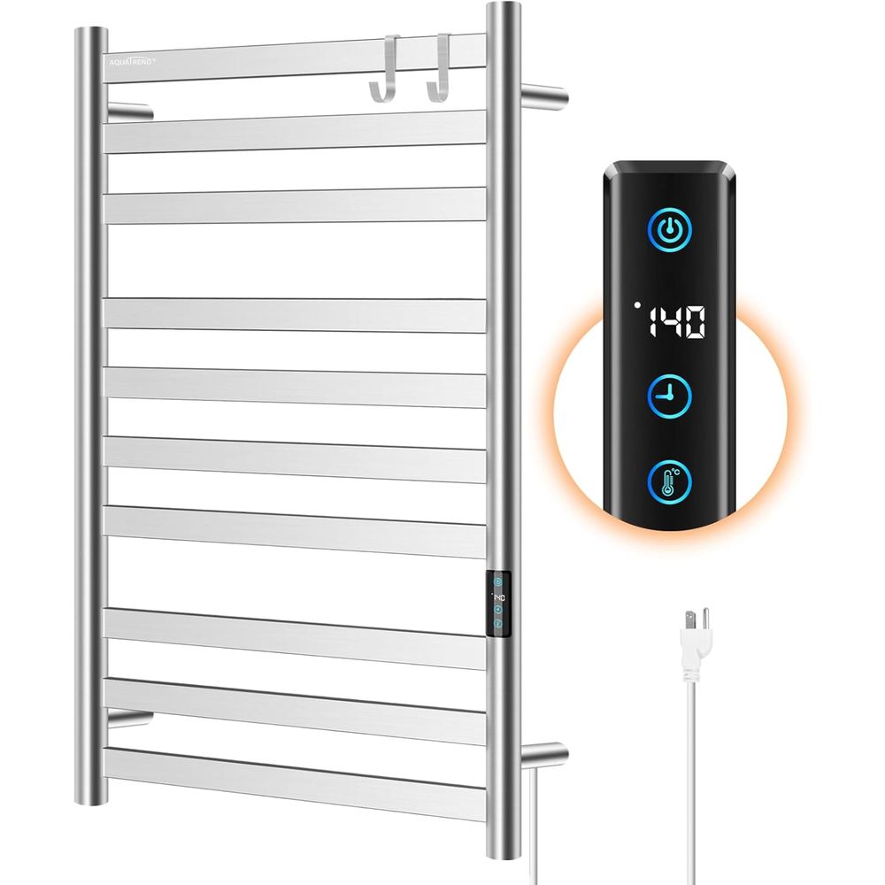 10-Bar Electric Wall-Mounted T - Towel Warmer Electric のレビューと価格