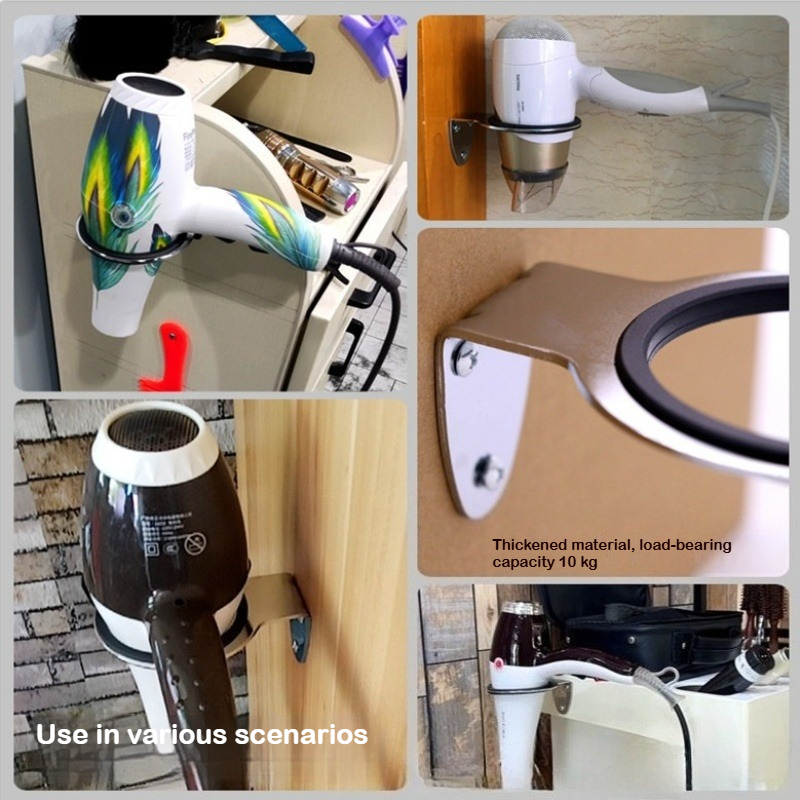 Wall Mounted Hair Dryer Holder - Home One Bathroom Accessories のレビューと価格