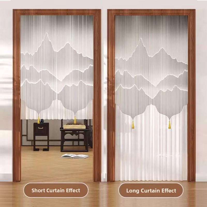 New 2025 Luxury Lace Door Curt - Home Bathroom Door のレビューと価格