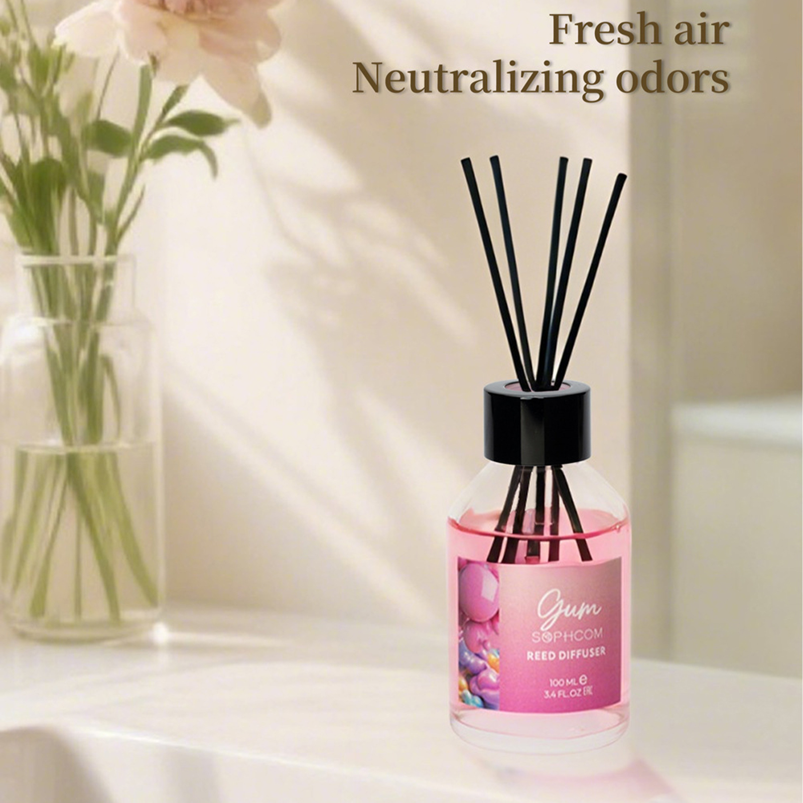 100ml Floral Fruity Reed Diffu - Home Bathroom Freshener のレビューと価格