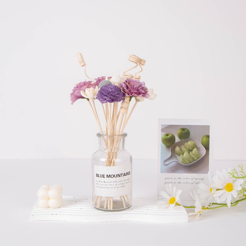 Rattan Sticks and Sola Flowers - Home One Bathroom Accessories のレビューと価格