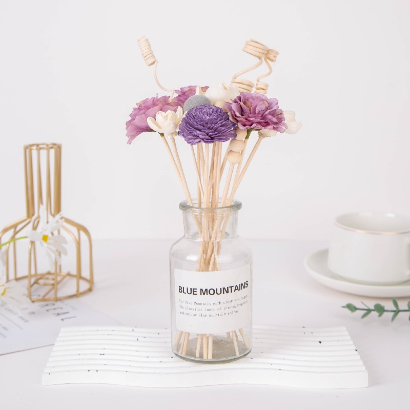 Rattan Sticks and Sola Flowers - Home One Bathroom Accessories のレビューと価格