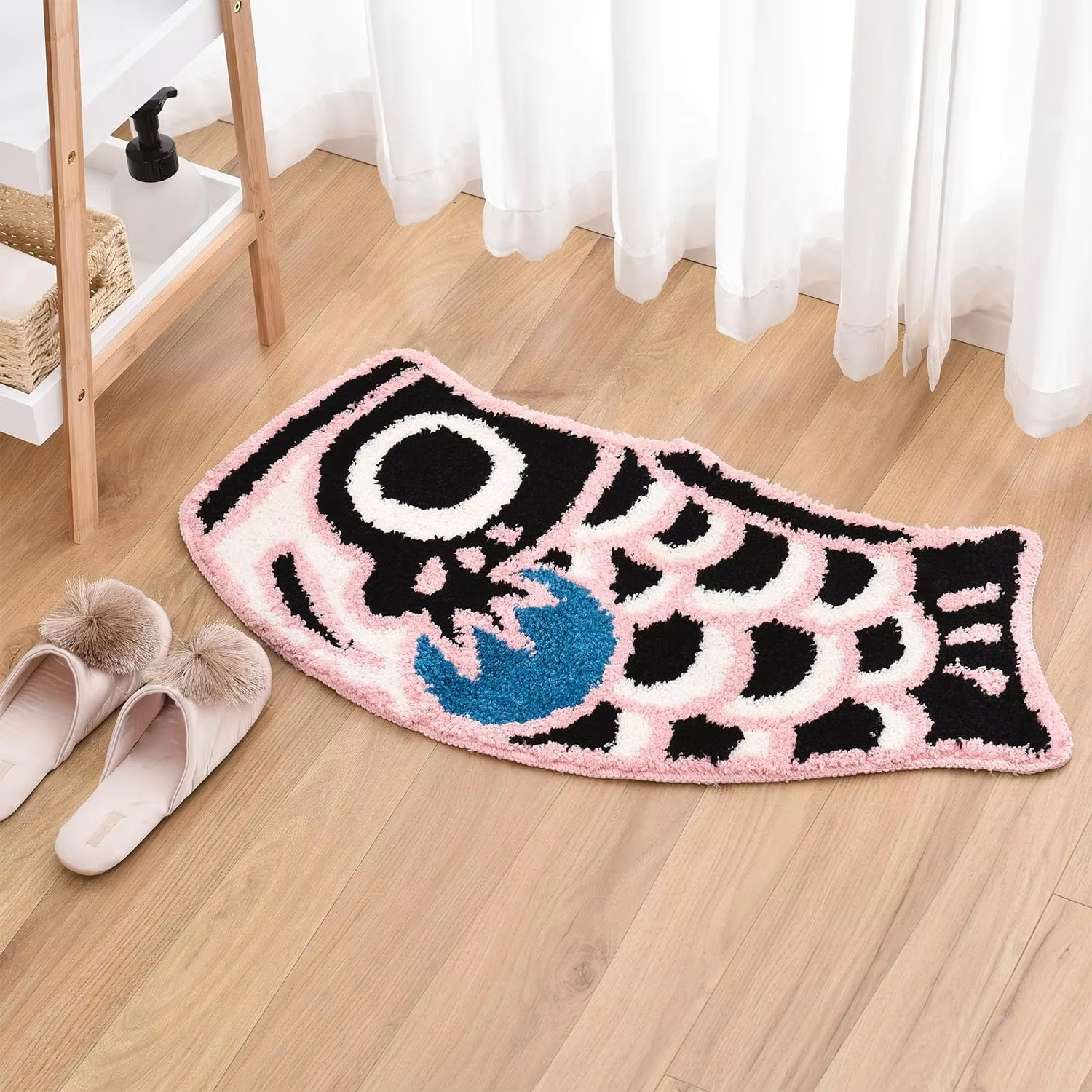 VIKAMA Auspicious Carp Carpet  - Home Goods Bathroom Rugs のレビューと価格