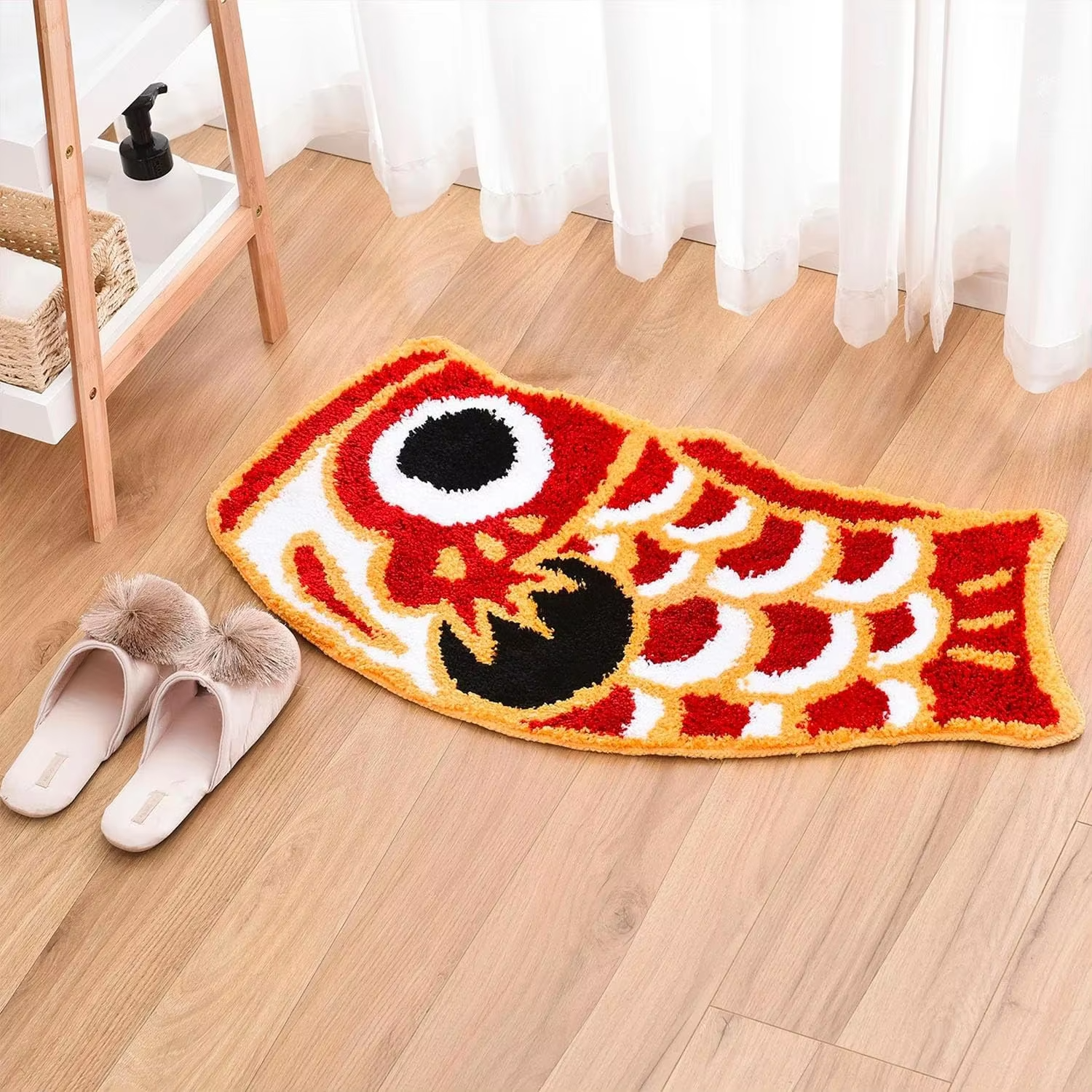 VIKAMA Auspicious Carp Carpet  - Home Goods Bathroom Rugs のレビューと価格